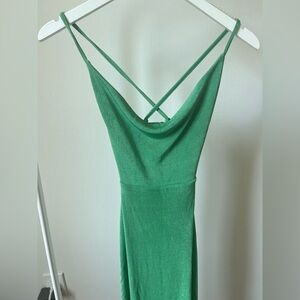 Club L London Backless Green Dress